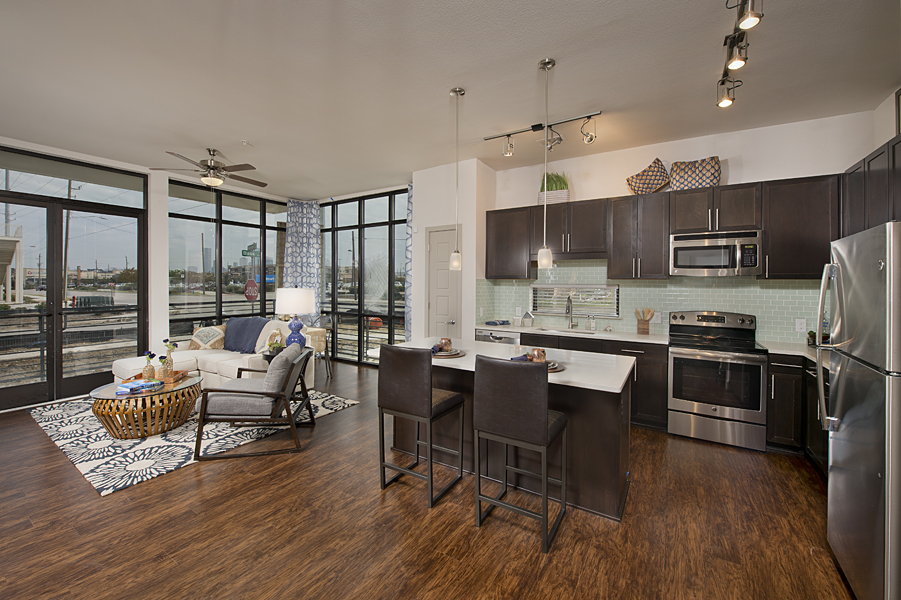 Alta West End Living and Kitchen